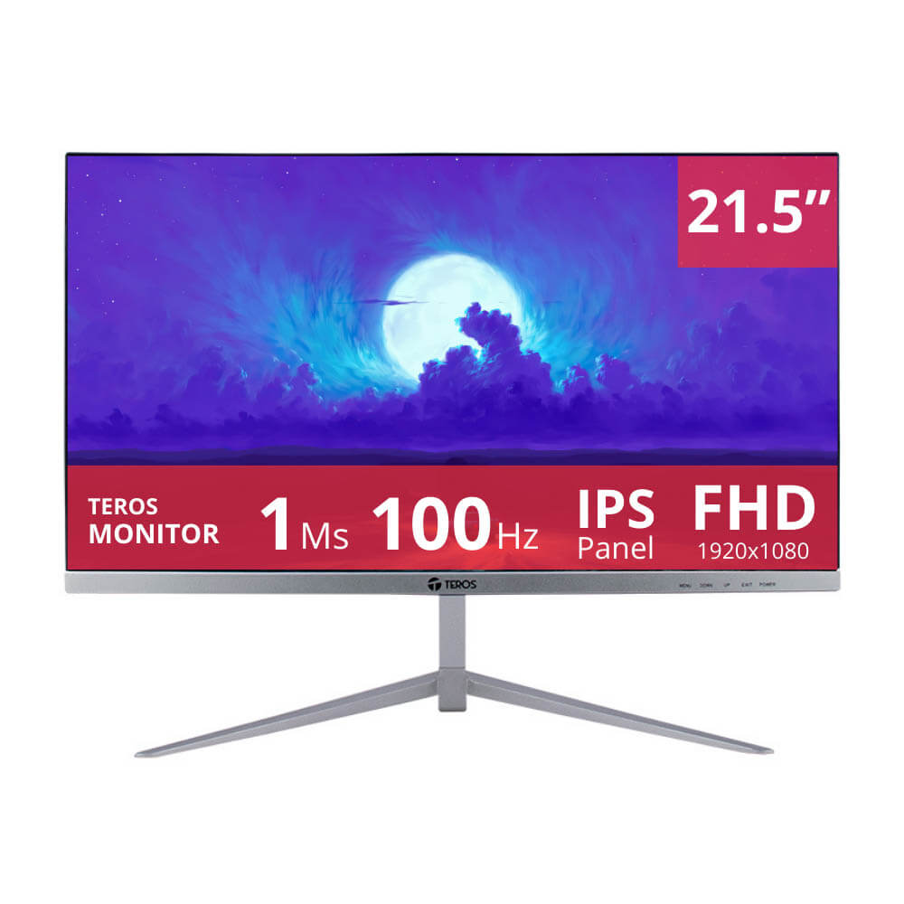 Monitor Teros 21.5" TE-2127S 100hz 1ms FHD, IPS HDMI, VGA VESA