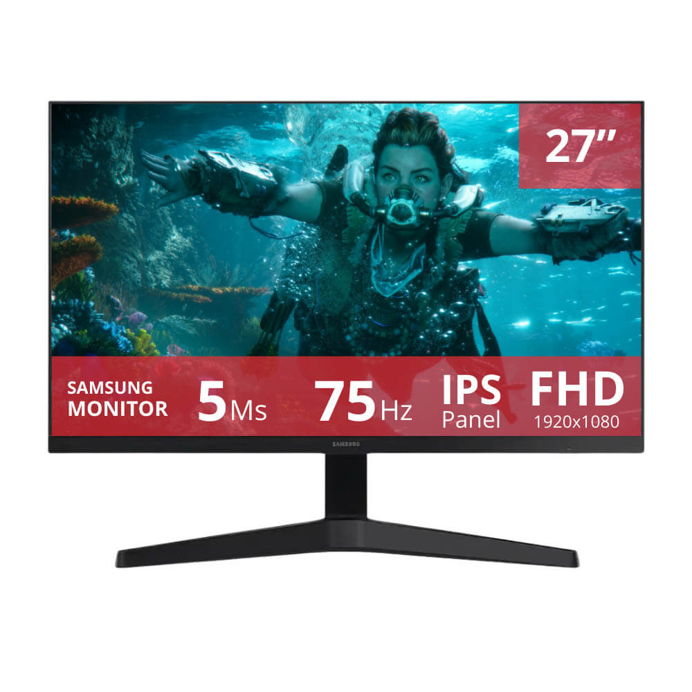 Monitor Samsung 27" LS27C310EALXPE 75hz 5ms full Hd IPS HDMI, VGA