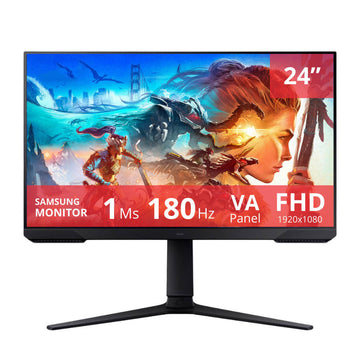 Monitor Gaming Samsung 24" LS24DG300ELXPE 180hz 1ms FHD, DP Odyssey Pivot