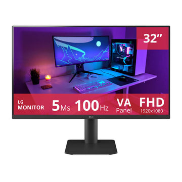 Monitor Lg 31.5" 32MR50C-B 100hz 5ms full Hd VA HDMI, VGA
