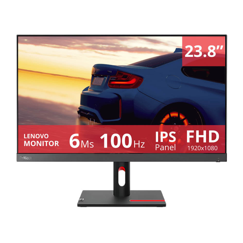 Monitor Lenovo 23.8" S24i-30 100hz 6ms FHD WLED IPS HDMI, VGA AntiGlare