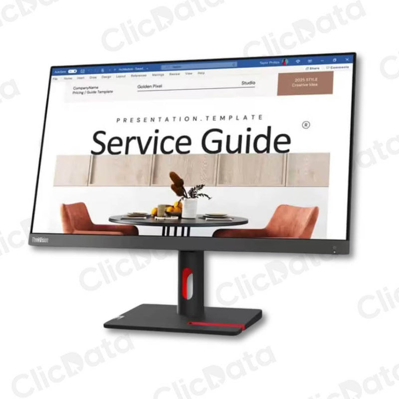 Monitor Lenovo 23.8" S24i-30 100hz 6ms FHD WLED IPS HDMI, VGA AntiGlare