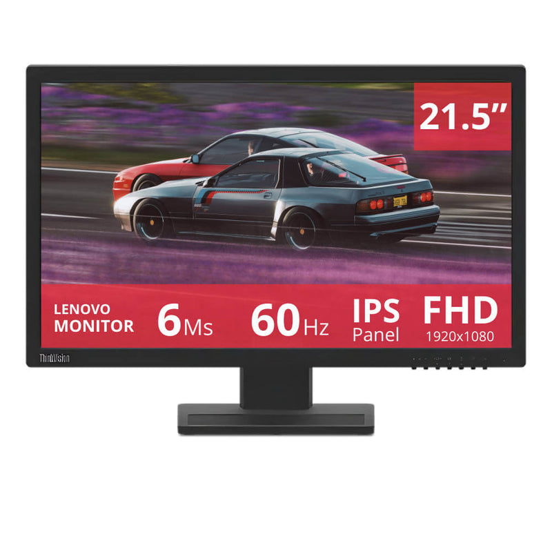 Monitor Lenovo 21.5" E22-28 60hz 6ms WLED IPS HDMI, VGA, DP SpeaKers