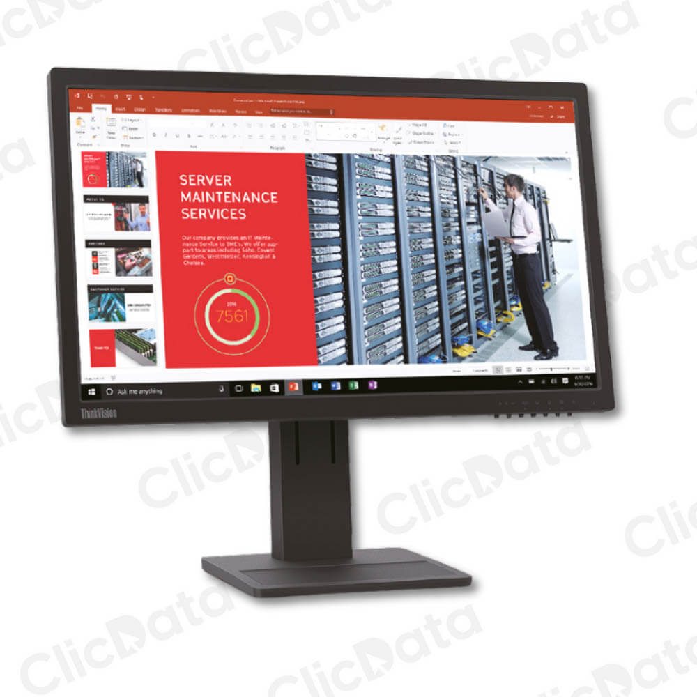 Monitor Lenovo 21.5" E22-28 60hz 6ms WLED IPS HDMI, VGA, DP SpeaKers