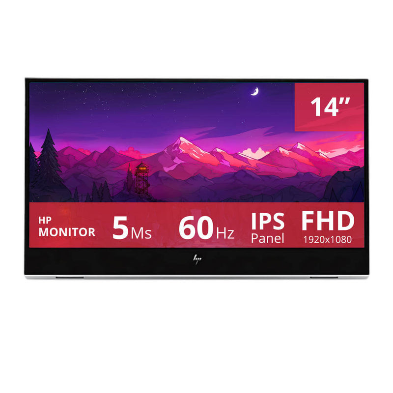 Monitor Portatil Hp 14" E14 G4 60hz 5ms full Hd IPS USB Color Plata