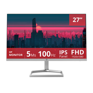 Monitor Hp 27" S5 527SW 100hz 5ms full Hd IPS HDMI, VGA Plateado