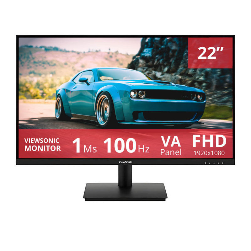 Monitor Viewsonic 22" VA220-H 100hz 1ms full Hd VA HDMI, VGA