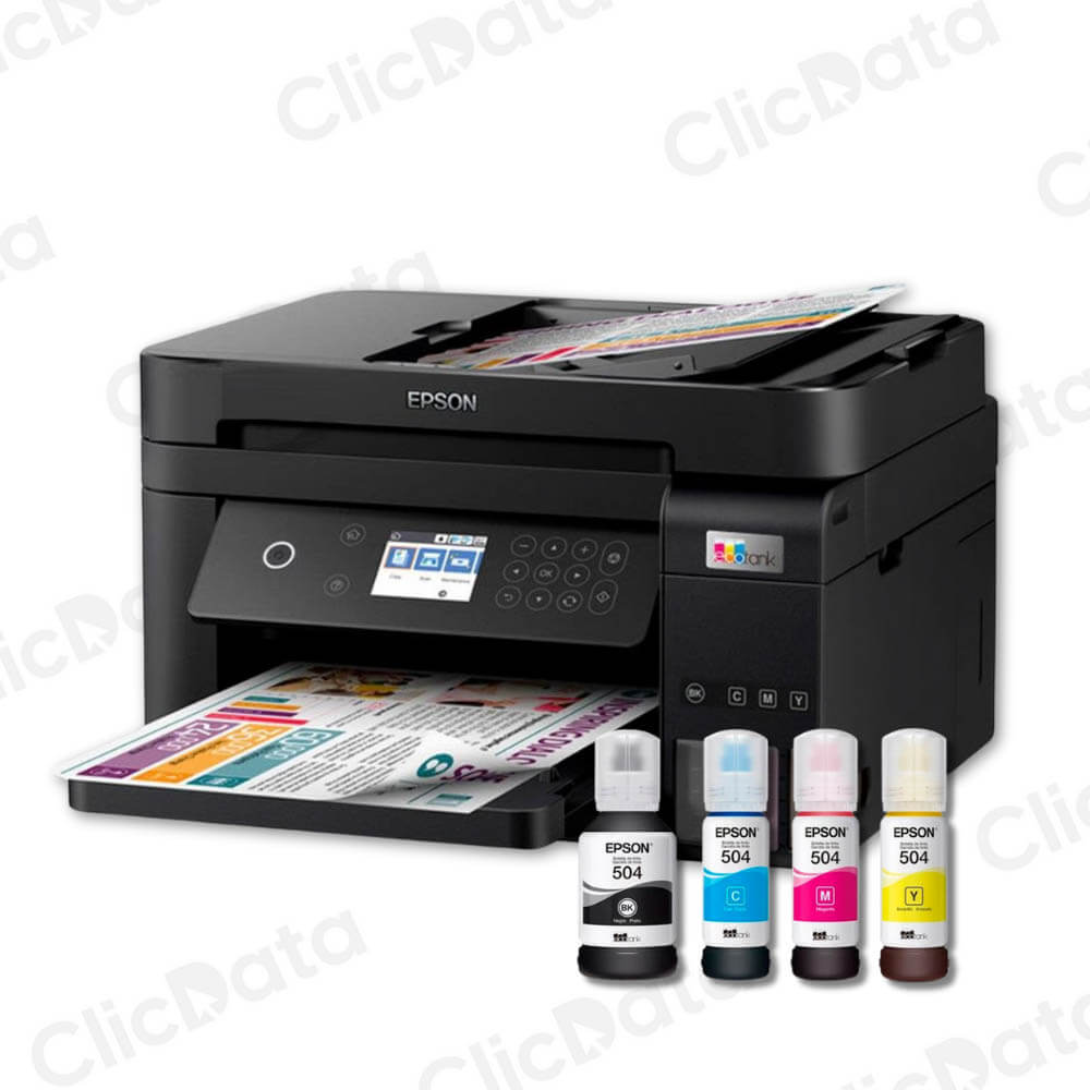 Impresora Epson L6270 Imprime, Escanea, Copia, LAN, Wi-Fi Multifuncional