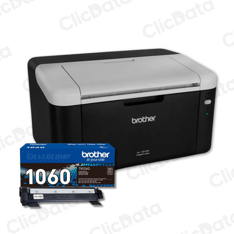Impresora Brother Hl 1212W Solo Impresión Monocromática Inalambrico