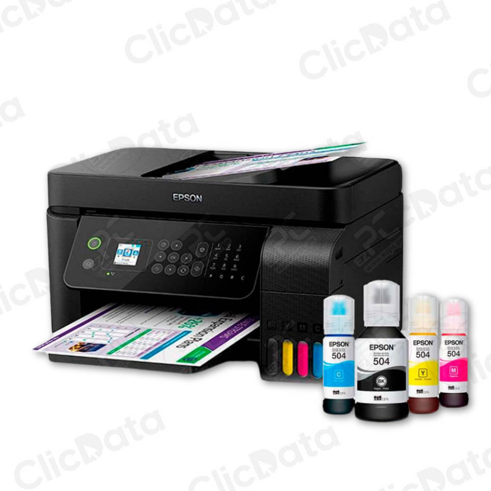 Impresora Epson L5590 Imprime, Escanea, Copia, Fax, USB, LAN, Wi-Fi