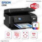 Impresora Epson L5590 Imprime, Escanea, Copia, Fax, USB, LAN, Wi-Fi