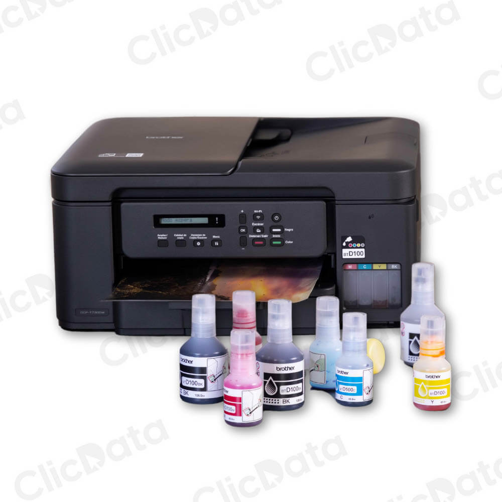 Impresora Brother Dcp T730Dw Imprime, Copia, Escanea, Dúplex
