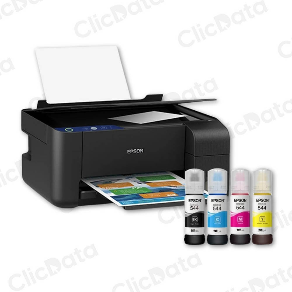 Impresora Epson Ecotank L3210 Imprime, Copia, Escanea USB Ecotank