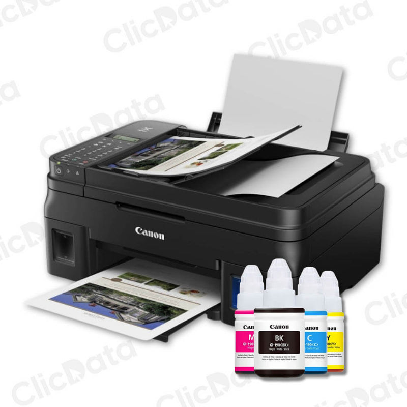 Impresora Canon Pixma G4110 Imprime, Escanea, Copia, Fax, ADF, Wifi, usb