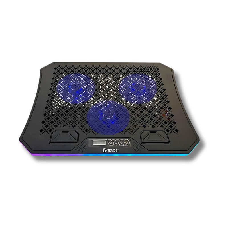 Cooler Teros TE-7130N, Azul Metal + Plástico ABS Luces RGB