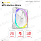 Cooler Antec Neon 12mm Fan White 120mm Ventilador ARGB PWM