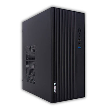 Case Teros TE-1035S Negro Mini Tower 250W USB3.0 Audio, HD Negro