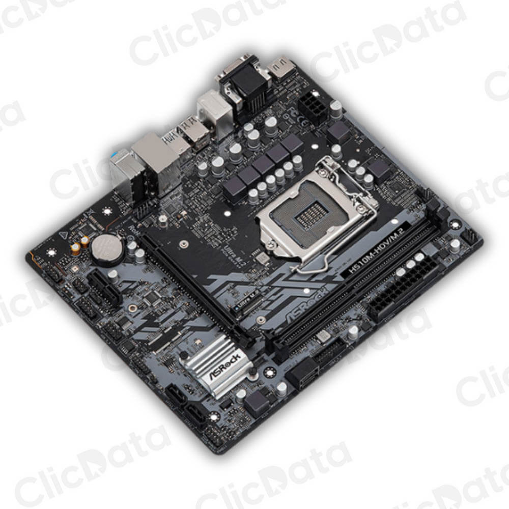PLACA ASROCK H510M-HDV/M.2 SE, LGA1200, DDR4 3200MHz, M.2 (PCIe Gen3 x4), PCIe 4.0, HDMI.