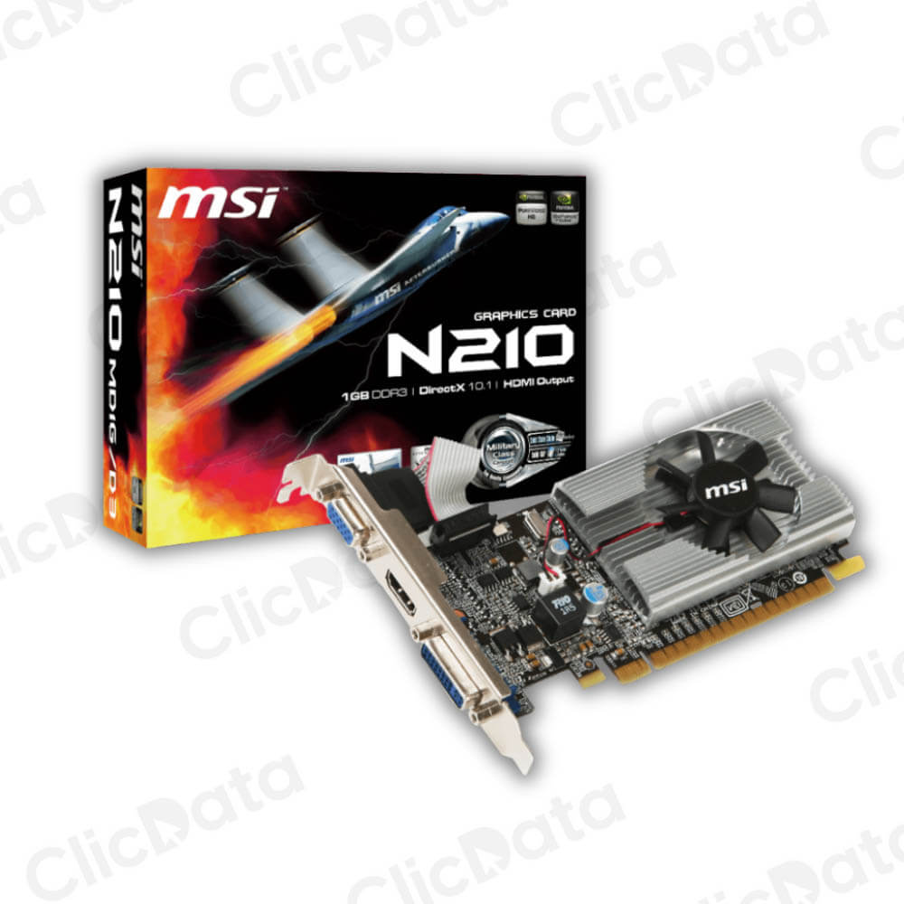 Tarjeta De Video Msi GeForce N210 300W O Superior 145 mm x 69 mm