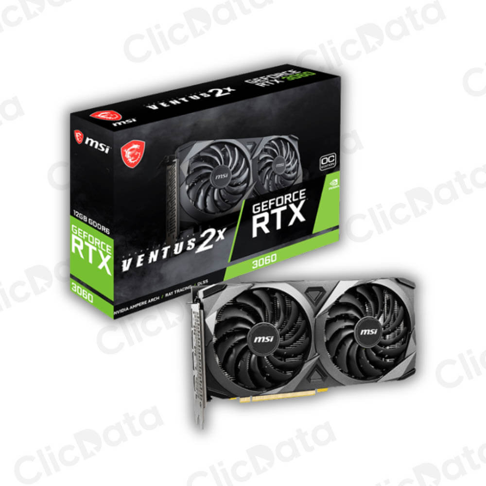 Tarjeta De Video Msi GeForce RTX 3060 Ventus 2X 12GB OC 550W