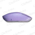 Mouse Teros TE-1219S Negro 3 Botones 1000 DPI, receptor USB morado