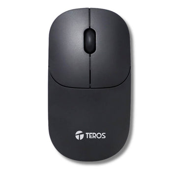 Mouse Teros TE-1217S Negro 3 Botones 1000DPI Receptor USB Inalámbrica