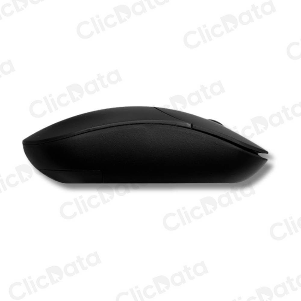 Mouse Teros TE-1217S Negro 3 Botones 1000DPI Receptor USB Inalámbrica