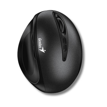 Mouse Genius Ergo 8300S Negro 7 Botones Receptor USB Inalámbrica