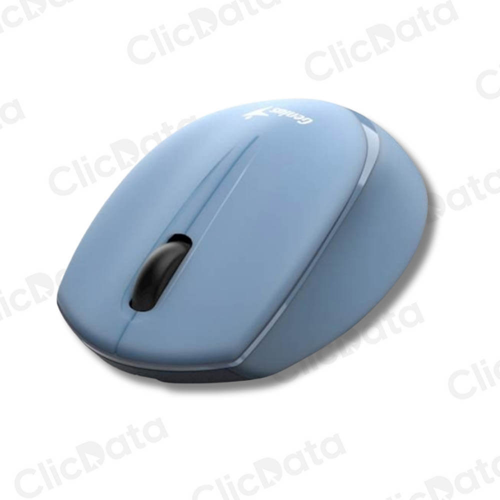 Mouse Genius NX7009 Blue Grey 5 botones Receptor USB Inalámbrica