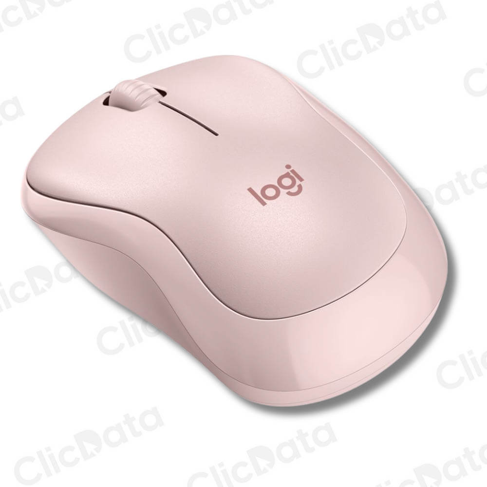 Mouse Logitech M240 Silent Rosado 3 botones Alcance 10m Bluetooth