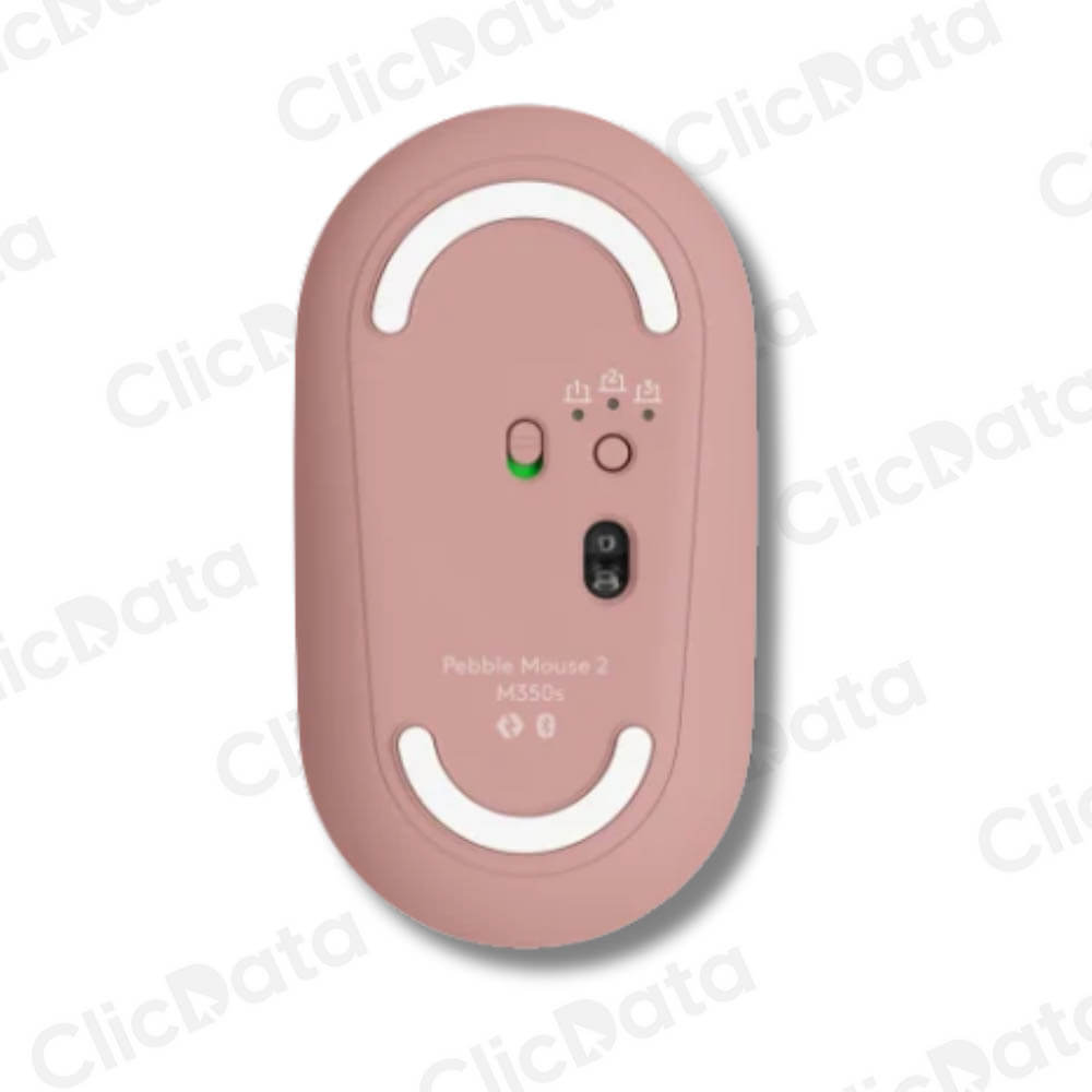 Mouse Logitech Pebble 2 M350S Rose 3 bot. Alcance 10m Bluetooth