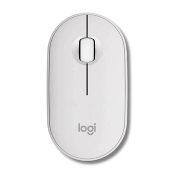 Mouse Logitech Pebble 2 M350S Blanco 3 bot. Alcance 10m Bluetooth
