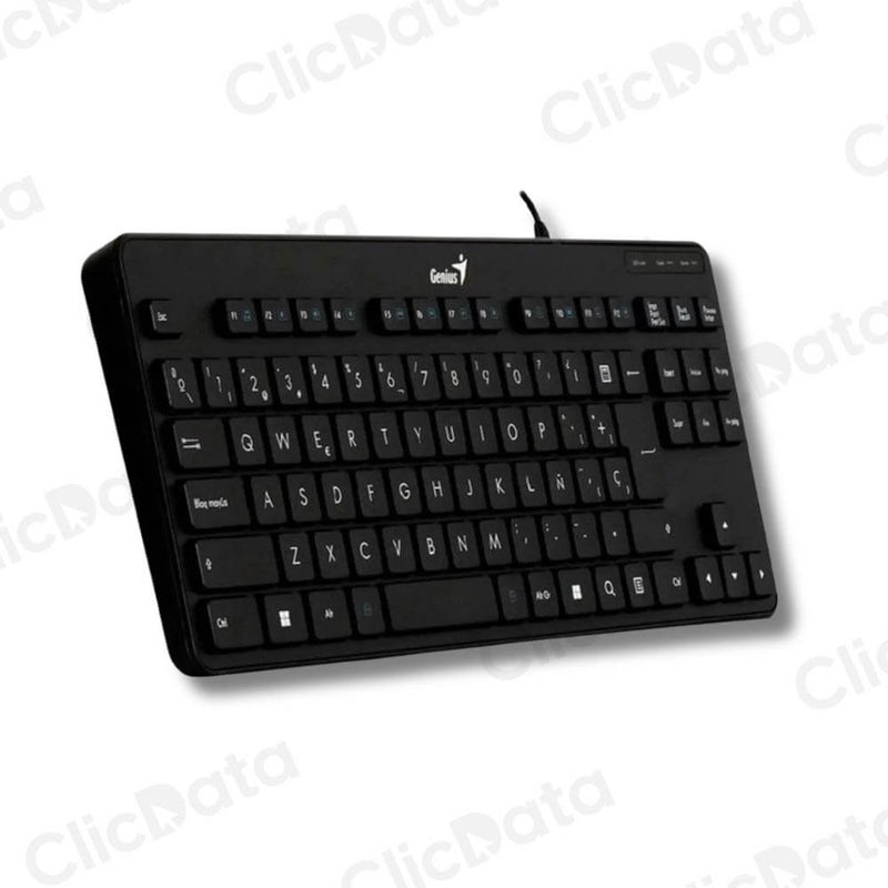 Teclado Genius TKL Luxemate 110 Negro Cable 12 teclas de función 31300012401