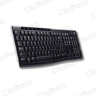 Teclado Logitech K270 Negro Inalámbrico Teclas de acceso rápido