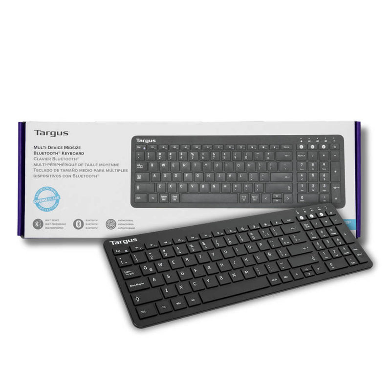 Teclado Targus KB863 Negro Bluetooth Conect. multidispositivo
