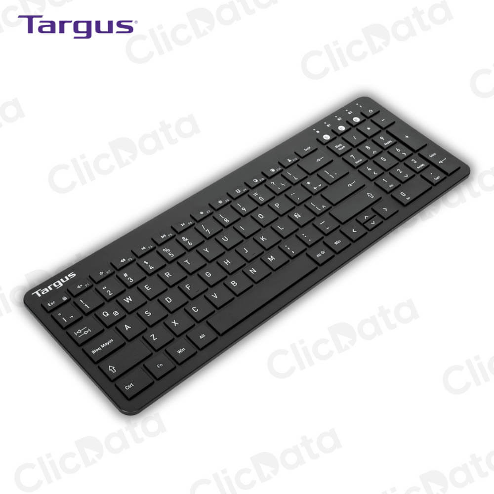 Teclado Targus KB863 Negro Bluetooth Conect. multidispositivo