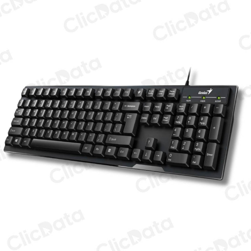 Pack Teclado y Mouse Genius KM-100SE Negro Alcance 10m Bluetooth