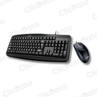 Pack Teclado y Mouse Genius KM-200 Negro Multim. 8 Teclas Función