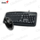 Pack Teclado y Mouse Genius KM-200 Negro Multim. 8 Teclas Función
