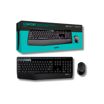Pack Teclado y Mouse Logitech MK-345 Negro Conexión Inalámbrica