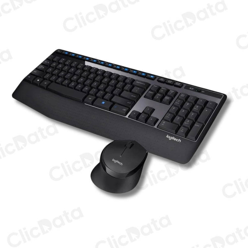 Pack Teclado y Mouse Logitech MK-345 Negro Conexión Inalámbrica