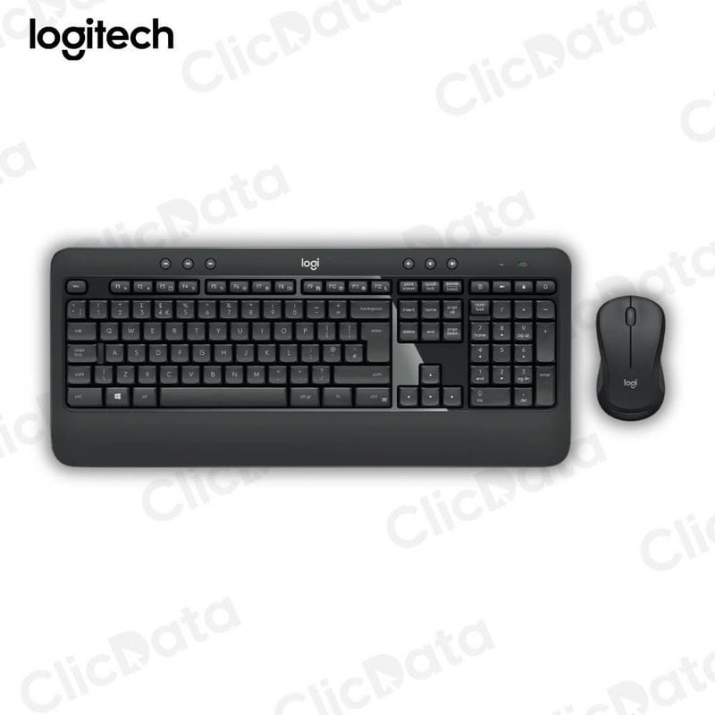 Pack Teclado y Mouse Logitech MK-540 Negro Conexión Inalámbrica