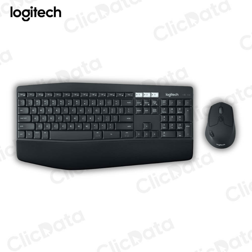 Pack Teclado y Mouse Logitech MK-850 Negro Conex.USB y Bluetooth