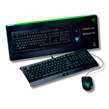Pack Teclado y Mouse Razer Cynosa Lite + Abyssus Lite Negro (rz84-02740300-b311)
