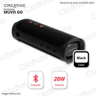 Parlante Creative Muvo Go Bluetooth 20W 18H Ipx7 Black (51Mf8405Aa000)