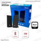 Parlante Iblue 2.0 Multimedia Black 3.5Mm/Usb Power (Ms-232-Bk)