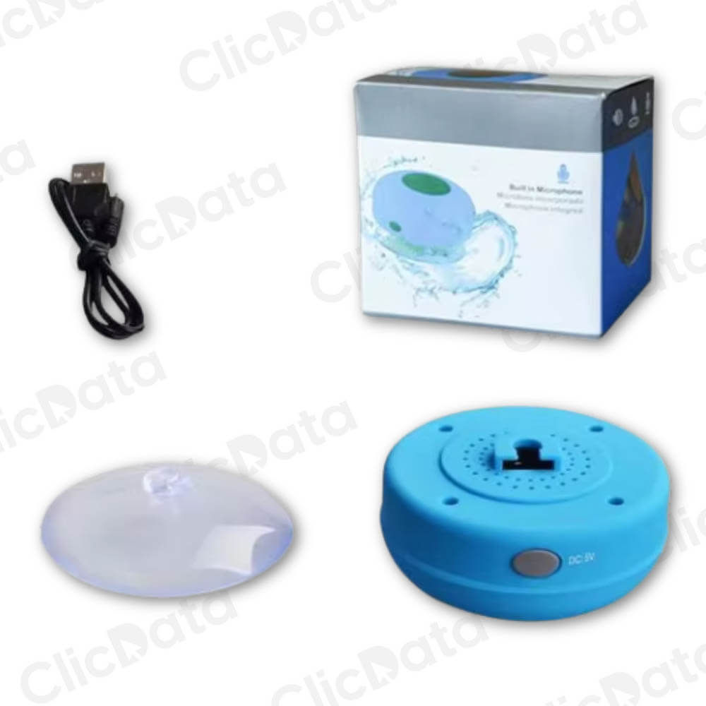 Parlante Bluetooth Modelo Resistente al Agua Compacto y Duradero