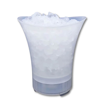 Parlante Bluetooth Hielera Integrada Transparente Función Doble