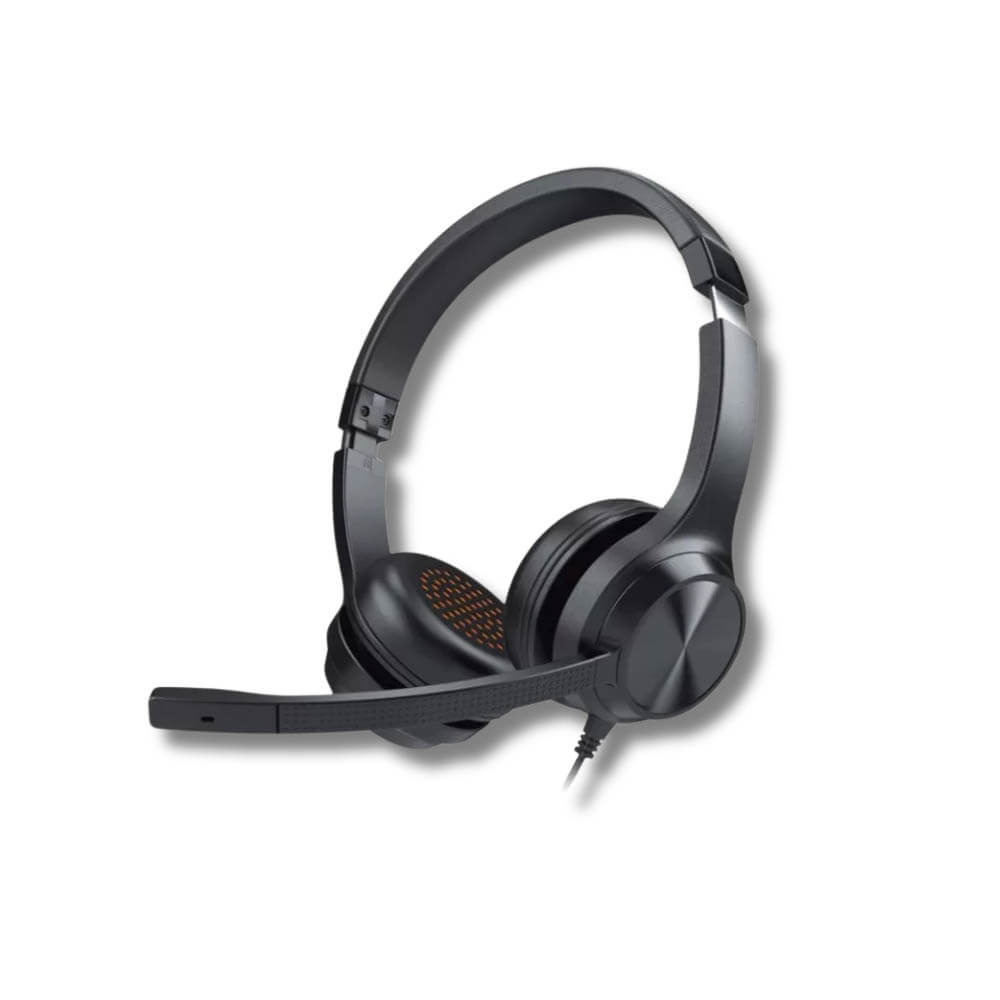 Audífono C/Microf Creative Chat Usb 40Mm Usb-C/Adaptador Usb-A Cancelación De Ruido Mute Negro (51Ef0980Aa000)