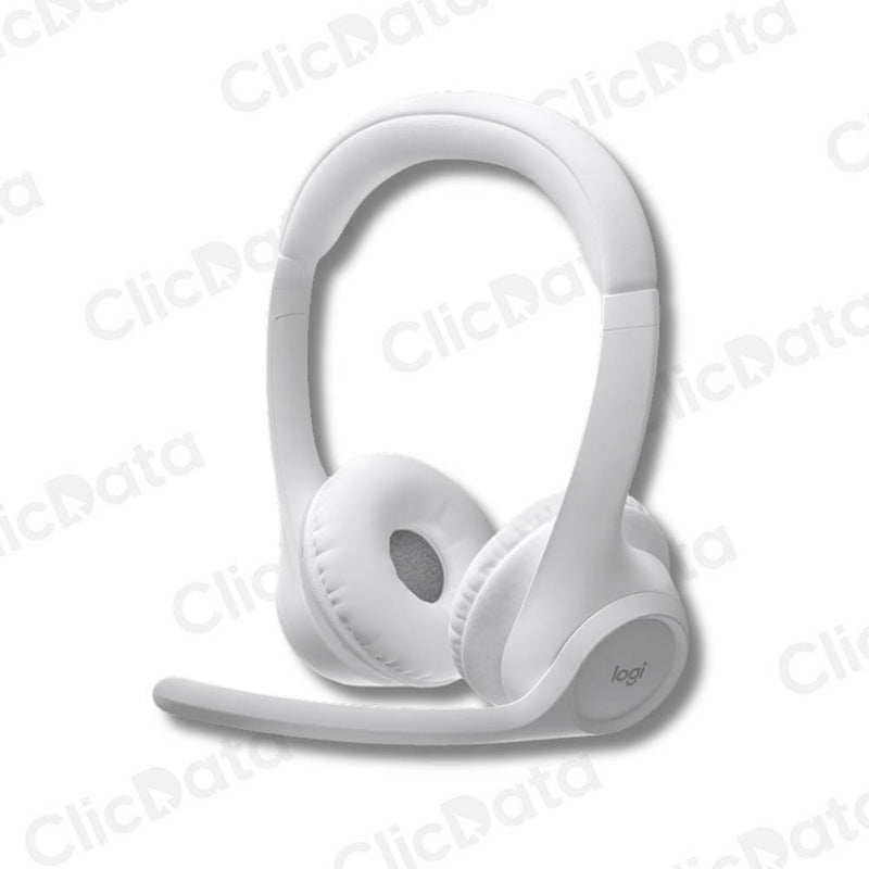 Audífono  C/Microf Logitech Zone 300 Bluetooth, 20Hrs Blanco 981-001416